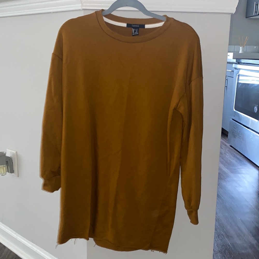 Long sleeve sweater dress